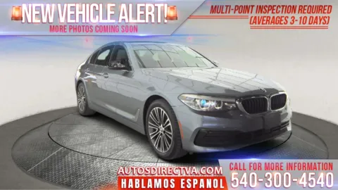 Gray 2019 BMW 5 Series 530i xDrive for sale in Fredericksburg, VA