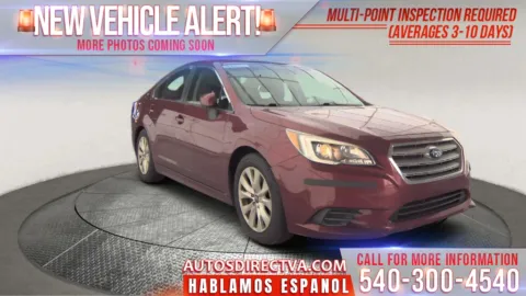 Red 2015 Subaru Legacy 2.5i for sale in Fredericksburg, VA