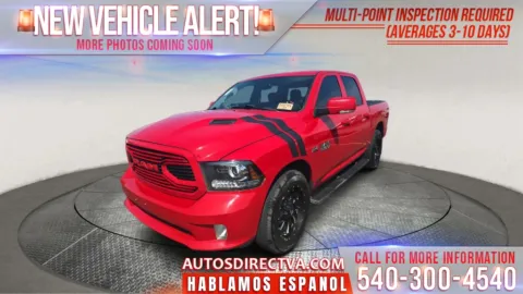 Red 2018 Ram 1500 Sport for sale in Fredericksburg, VA