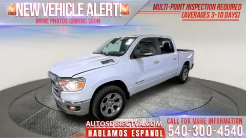 White 2019 Ram 1500 Big Horn/Lone Star for sale in Fredericksburg, VA