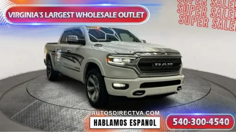 White 2021 Ram 1500 Limited for sale in Fredericksburg, VA