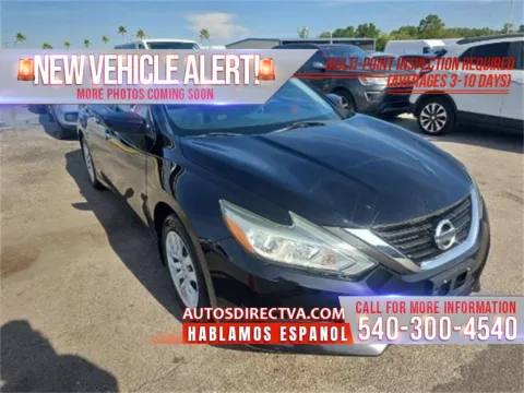 Black 2018 Nissan Altima 2.5 S for sale in Fredericksburg, VA