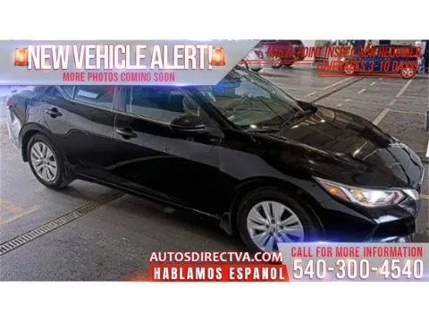 Black 2021 Nissan Sentra S for sale in Fredericksburg, VA