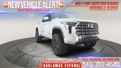 White 2024 Toyota Tundra 1794 for sale in Fredericksburg, VA