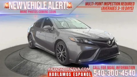 Gray 2024 Toyota Camry SE for sale in Fredericksburg, VA