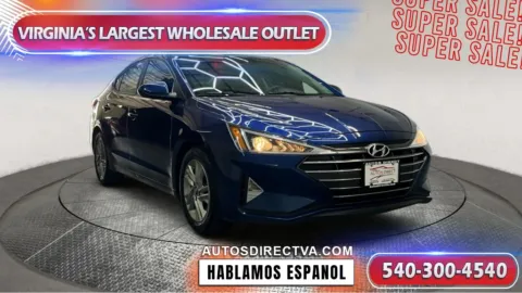 Blue 2019 Hyundai Elantra SEL for sale in Fredericksburg, VA