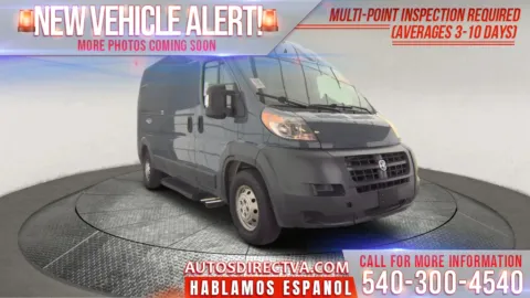 White 2018 Ram ProMaster 2500 High Roof for sale in Fredericksburg, VA