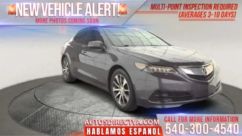 Gray 2016 Acura TLX for sale in Fredericksburg, VA