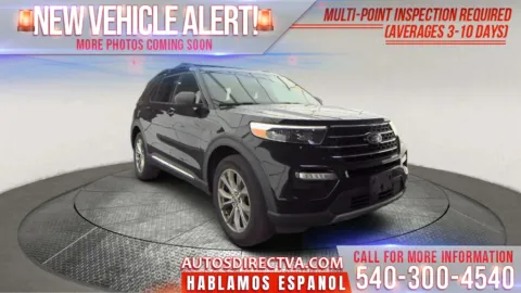 Black 2020 Ford Explorer XLT for sale in Fredericksburg, VA