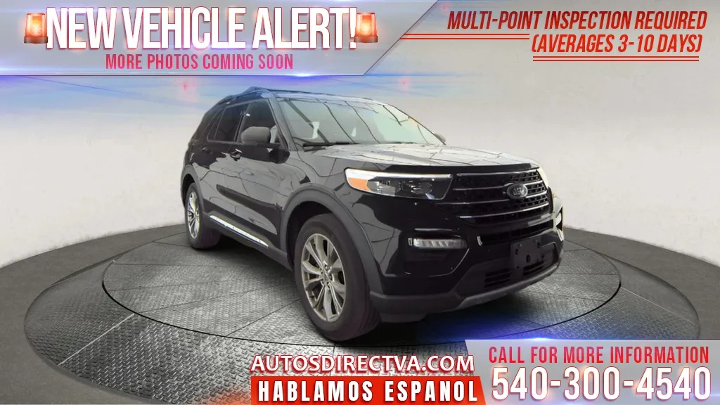 Black 2020 Ford Explorer XLT for sale in Fredericksburg, VA
