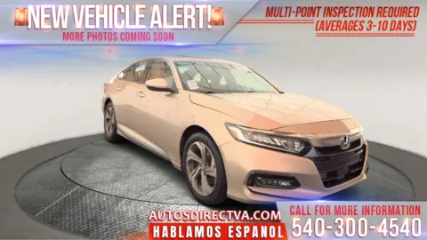 Beige 2018 Honda Accord EX-L 2.0T for sale in Fredericksburg, VA
