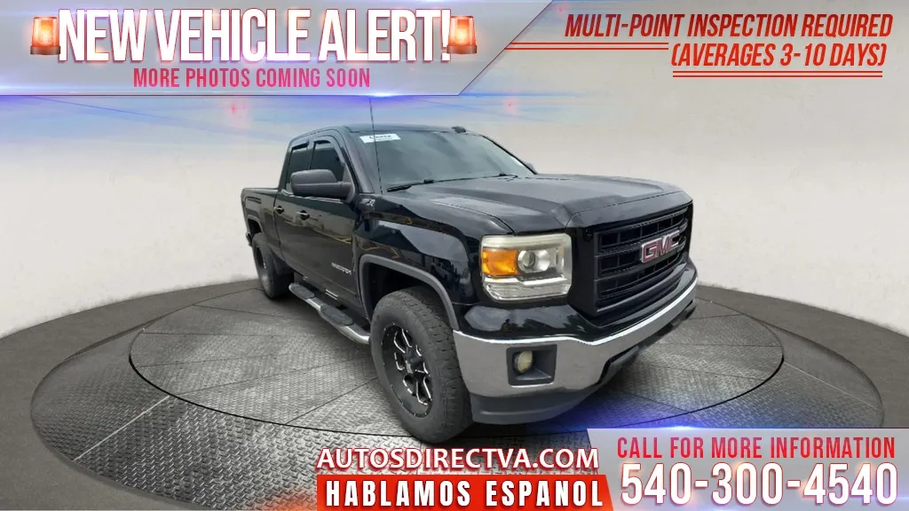 Black 2015 GMC Sierra 1500 SLE for sale in Fredericksburg, VA