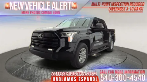 Black 2022 Toyota Tundra SR5 for sale in Fredericksburg, VA