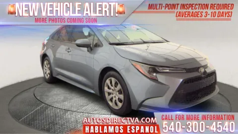 Blue 2020 Toyota Corolla LE for sale in Fredericksburg, VA