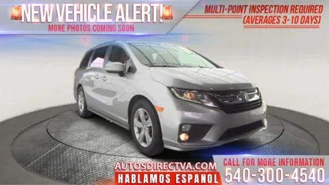 Silver 2019 Honda Odyssey EX-L for sale in Fredericksburg, VA