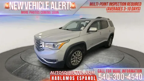 Silver 2018 GMC Acadia SLE-2 for sale in Fredericksburg, VA
