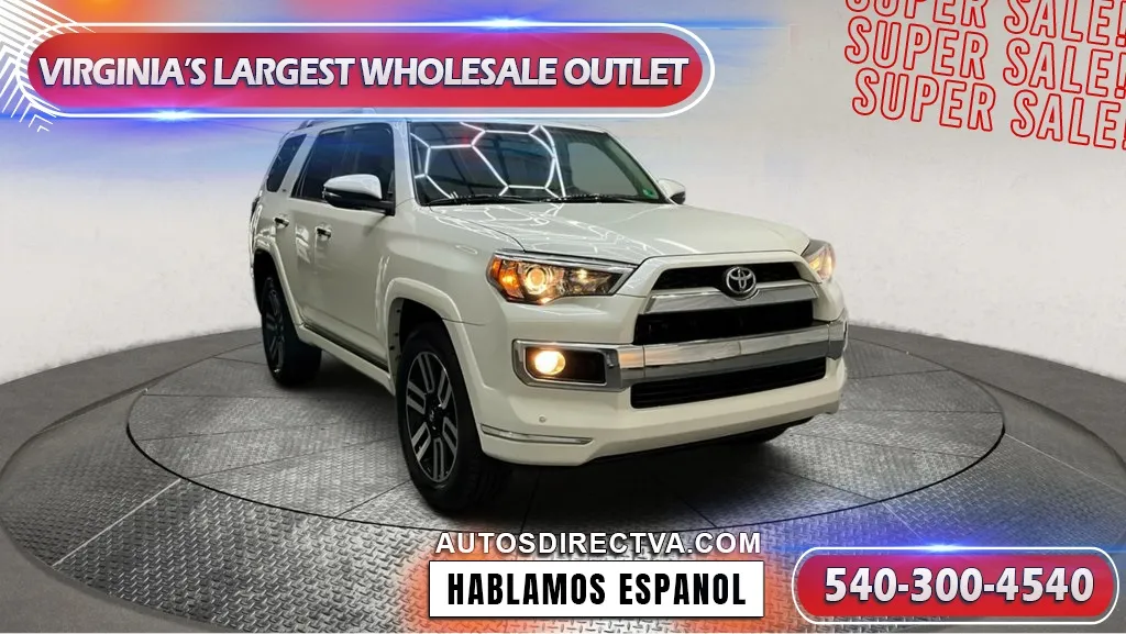 White 2015 Toyota 4Runner for sale in Manassas, VA