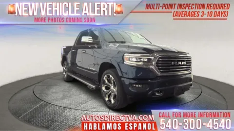 Blue 2022 Ram 1500 Laramie Longhorn for sale in Fredericksburg, VA
