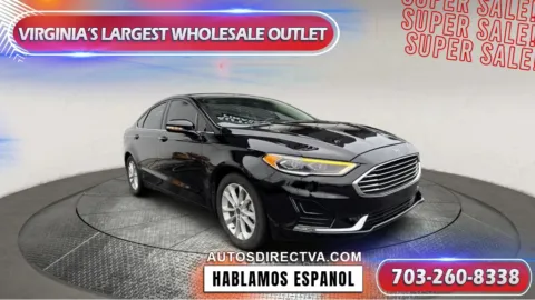 Black 2020 Ford Fusion Hybrid SEL for sale in Fredericksburg, VA