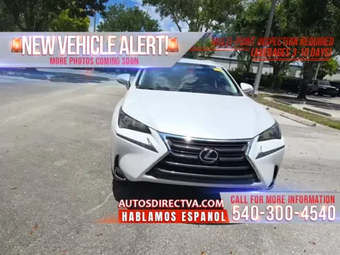 White 2016 Lexus NX 200t for sale in Fredericksburg, VA