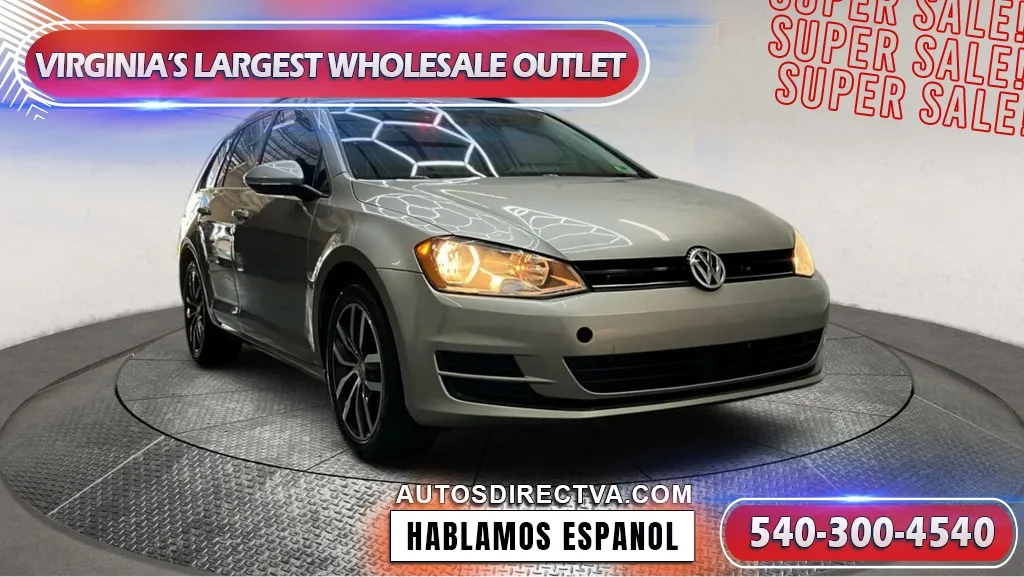 Silver 2016 Volkswagen Golf SportWagen TSI Limited Edition for sale in Fredericksburg, VA