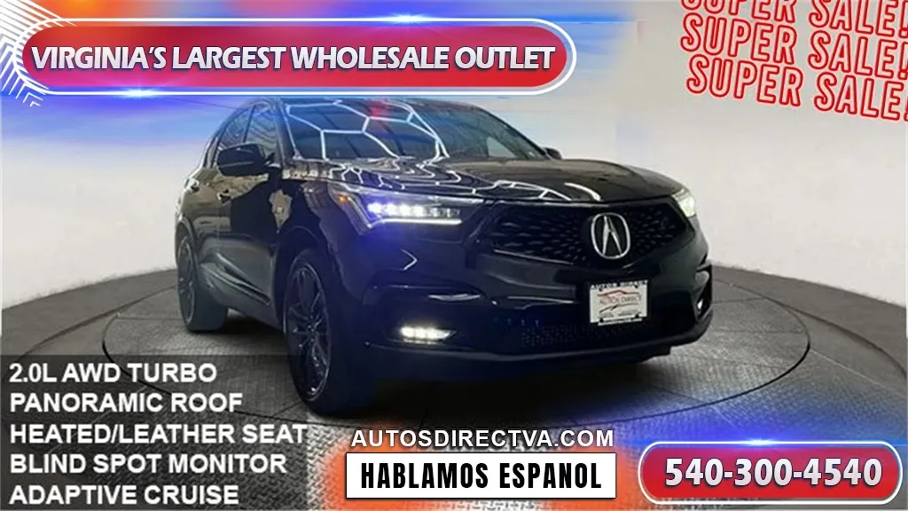Black 2021 Acura RDX A-Spec Package for sale in Fredericksburg, VA
