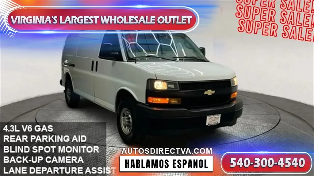 White 2020 Chevrolet Express 3500 Work Van for sale in Fredericksburg, VA