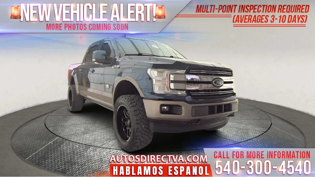 Blue 2019 Ford F-150 King Ranch for sale in Fredericksburg, VA