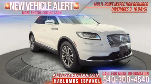 White 2022 Lincoln Nautilus Reserve for sale in Fredericksburg, VA