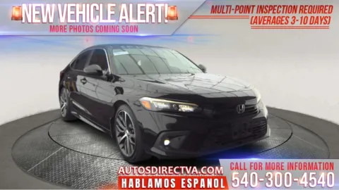Black 2022 Honda Civic Touring for sale in Fredericksburg, VA