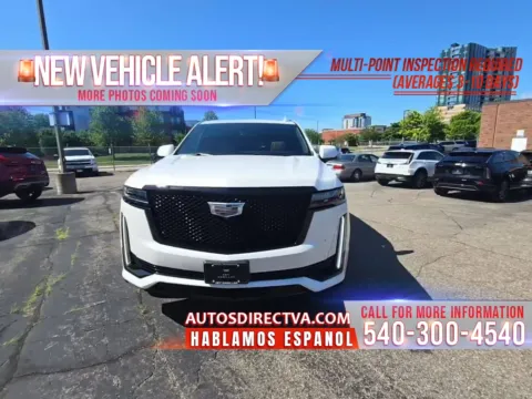 White 2021 Cadillac Escalade Sport for sale in Fredericksburg, VA