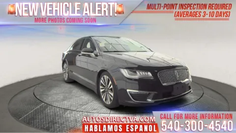 Black 2019 Lincoln MKZ Reserve for sale in Fredericksburg, VA