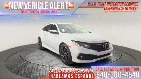 White 2021 Honda Civic Sport for sale in Fredericksburg, VA