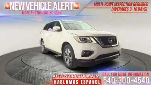 White 2019 Nissan Pathfinder SV for sale in Fredericksburg, VA