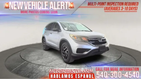 Silver 2016 Honda CR-V SE for sale in Fredericksburg, VA