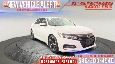 White 2018 Honda Accord Sport for sale in Fredericksburg, VA