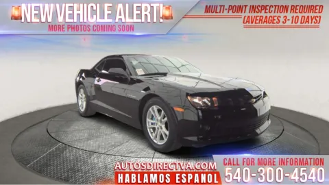 Black 2015 Chevrolet Camaro 2LT for sale in Fredericksburg, VA