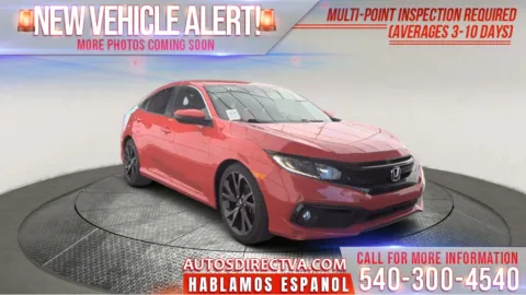 Red 2020 Honda Civic Sport for sale in Fredericksburg, VA