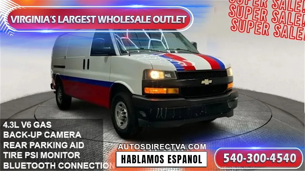 White 2018 Chevrolet Express 2500 Work Van for sale in Fredericksburg, VA