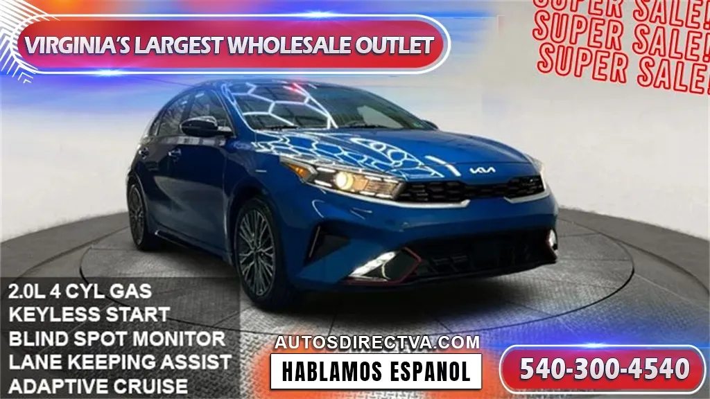 Blue 2022 Kia Forte GT-Line for sale in Fredericksburg, VA