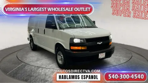 White 2018 Chevrolet Express 3500 Work Van for sale in Fredericksburg, VA