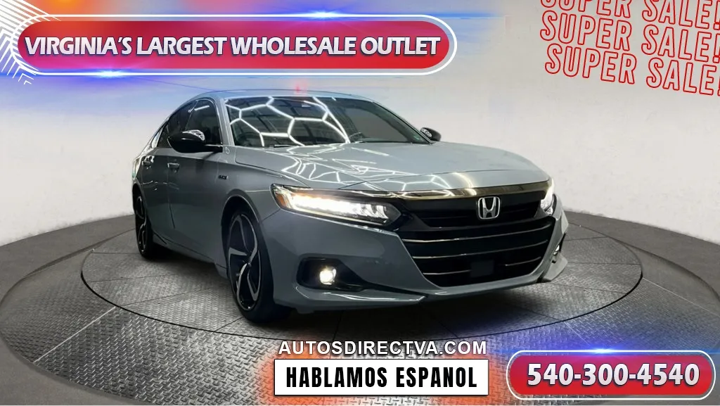Gray 2022 Honda Accord Hybrid Sport for sale in Manassas, VA
