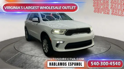 White 2022 Dodge Durango SXT for sale in Fredericksburg, VA