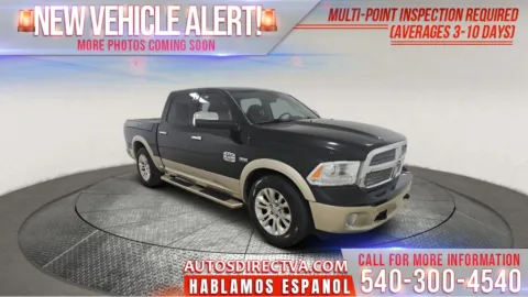 Black 2016 Ram 1500 Laramie Longhorn for sale in Fredericksburg, VA