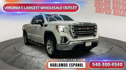 White 2019 GMC Sierra 1500 SLT for sale in Fredericksburg, VA