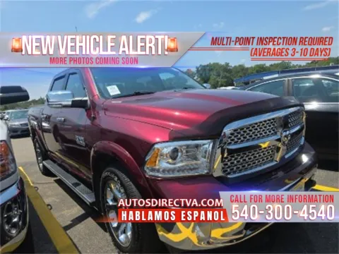 Red 2016 Ram 1500 Laramie for sale in Fredericksburg, VA