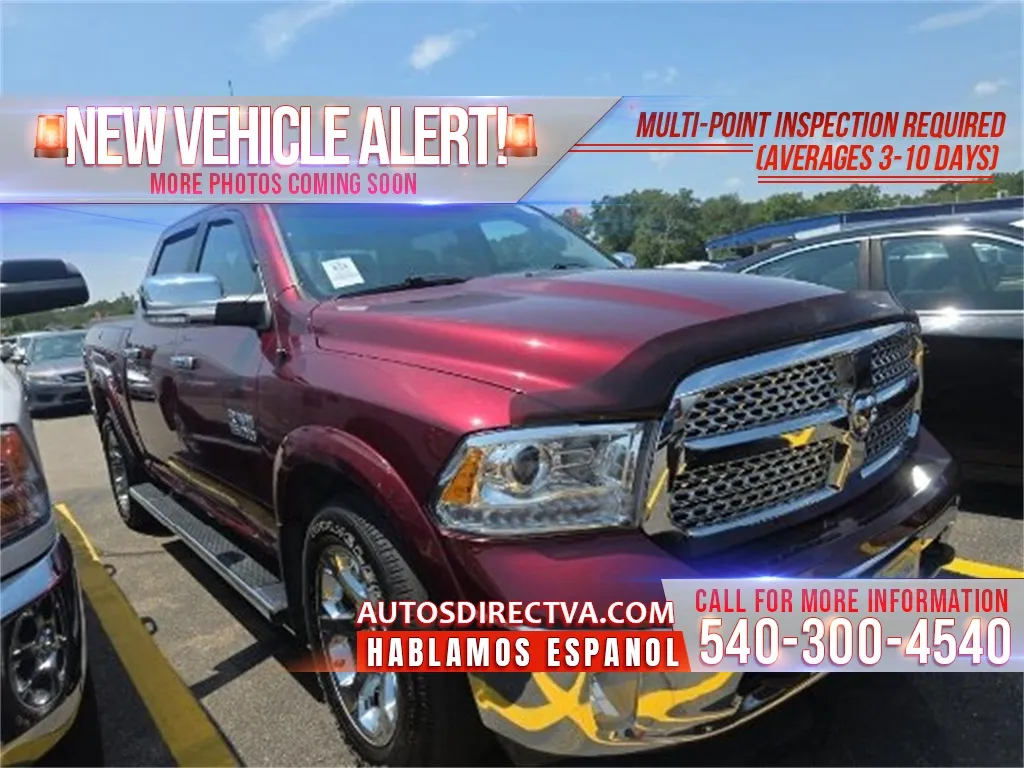 Red 2016 Ram 1500 Laramie for sale in Fredericksburg, VA