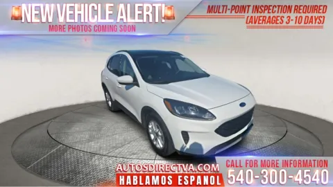 White 2020 Ford Escape SE for sale in Fredericksburg, VA