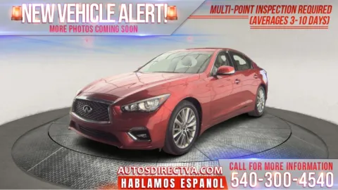 Red 2022 INFINITI Q50 LUXE for sale in Fredericksburg, VA