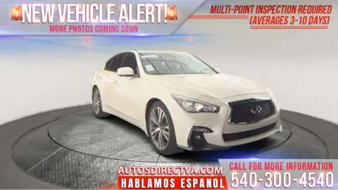 White 2021 INFINITI Q50 3.0t SENSORY for sale in Fredericksburg, VA